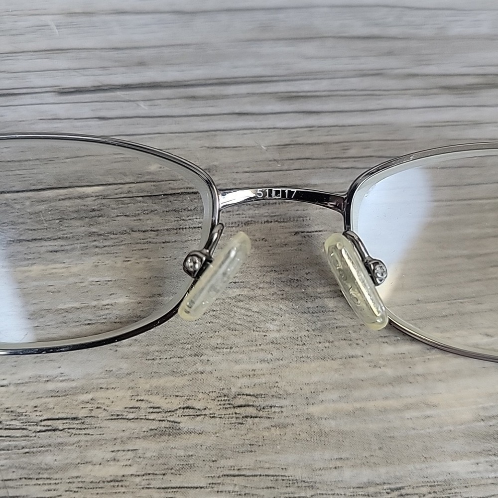 Coach HARMONY 1025 Gunmetal Eyeglasses Frames Only 51-17-135 Rectangular - Picture 6 of 13